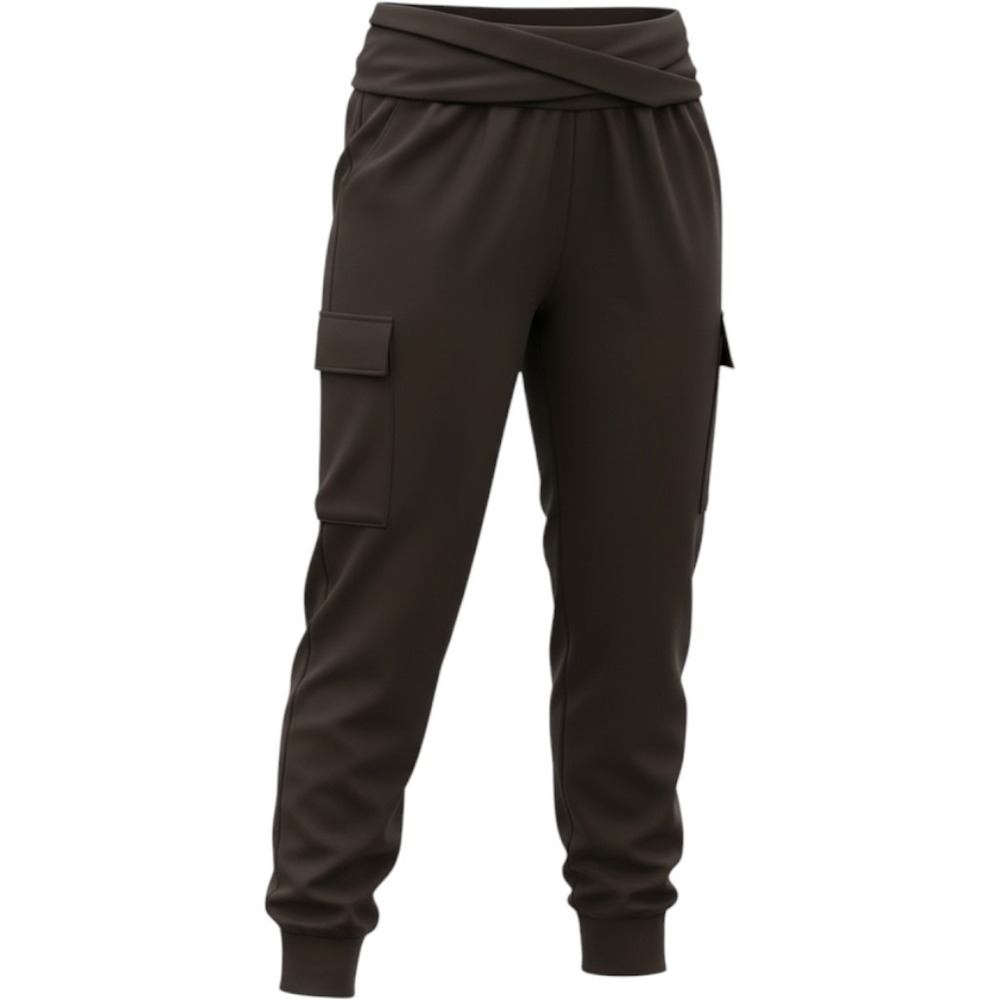 Old Navy Active Womens Cargo Jogger Pants Charcoal Gray Stretch Size L